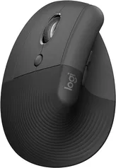 Mouse Sem Fio Logitech Lift Left Vertical Com Design Ergonômico CANHOTO