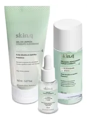 Combo Skincare Skin.q: Sérum Triplo Combate + Solução Renova