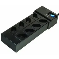 DPS - 8 tomadas - Clamper Multi Energia - Preto - 9369 - R$63