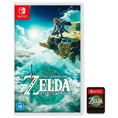 Jogo The Legend of Zelda: Tears of The Kingdom Nintendo Switch Mídia Física