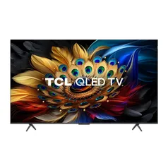 Smart TV TCL 65 QLED 4K C655 Google TV com Wi-Fi Bluetooth Integrado Dolby Atmos sem Bordas Google Assistant