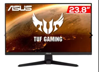 Monitor Gamer Asus Tuf, 23.8 Pol IPS, FHD, 1ms, 165Hz, FreeSync Premium, HDMI/DP, VG249Q1A