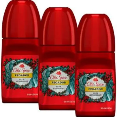 Kit 3 Desodorantes Antitranspirante Old Spice Pegador - R$14,97
