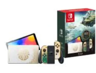 Nintendo Switch 64GB Oled Edição Especial - The Legend of Zelda Tears of The Kingdom