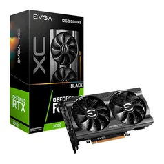 Placa de Video EVGA GeForce RTX 3060 XC Black Gaming, 12GB, GDDR6, 192-bit, 12G-P5-3655-KR