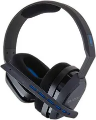 Astro A10 Headset Gamer Fone de Ouvido para Jogos Astro A10, Preto/Azul | R$299