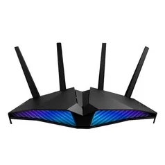 Roteador Gamer Asus RT-AX82U, 5400Mbps, WiFi6, Aura RGB, AiMesh - 90IG05G0-MY8R10