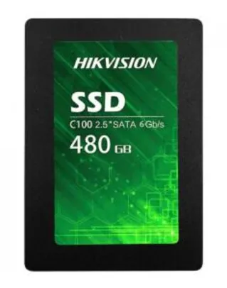 SSD Hikvision C100, 480GB, Sata III | R$389