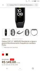 Galaxy Fit2 Smartwatch | R$149