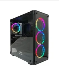 Gabinete Gamer Redragon, Wheel Jack, Mid Tower, sem fan