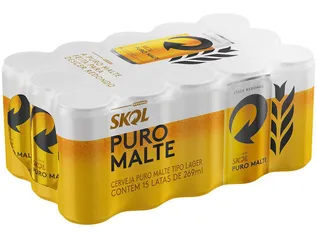 Cerveja skol puro malte 