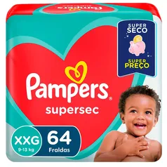 [REGIONAL] Fralda Pampers XXG Supersec Jumbo 64 Unidades