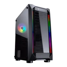 Gabinete Gamer Cougar MX410, Mid-Tower, 1 Fan, Acrilico, S-fonte R$240