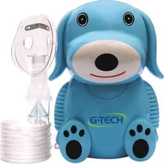 Nebulizador a Ar Comprimido G-Tech NebDog Bivolt Azul