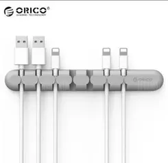 ORICO CBS7 Desktop Cable Organizer Silicone Wire Holder Clip - GRAY - R$10,97