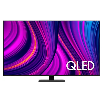 Smart TV 4K Samsung QLED 55" Polegadas 55Q80B, Processador com IA, Alexa built in