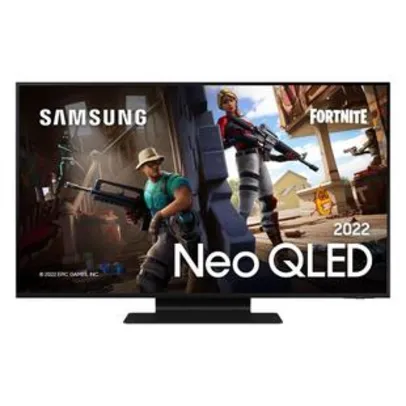 Smart TV Samsung 50 Polegadas Gaming Neo QLED 4K, 4 HDMI, Bluetooth, Wi-Fi, 144Hz, IA, HDR 10+, Alexa, Preto - QN50QN90BAGXZD