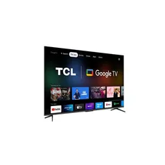 Google TV TCL 65 LED UHD 4K 65P735 HDR Bluetooth Google Assistant e Borda Fina