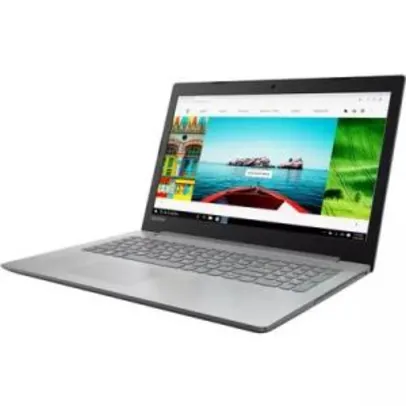 Notebook Lenovo Ideapad 320-15IKB, Processador Intel Core i3 4GB 1TB Windows 10 Tela 15.6" | R$1730