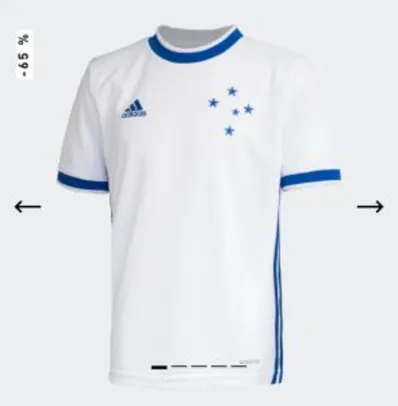 Segunda Camisa Cruzeiro Infantil R$80