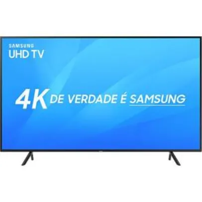 [APP] Smart TV LED 43" Samsung Ultra HD 4k UN43NU7100GXZD com Conversor Digital 3 HDMI 2 USB Wi-Fi HDR Premium Smart Tizen | R$1.529