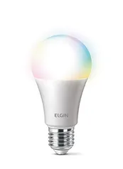 Smart Lâmpada Led Colors, 10w Bivolt Wi-FI - Elgin, compatível com Alexa