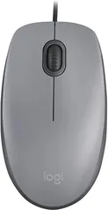 [APP] Mouse com fio USB Logitech M110, Clique Silencioso, Cinza