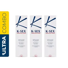 GEL LUBRIFICANTE K-SEX 50G - 3 UNIDADES