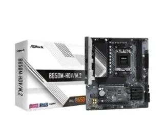 Placa Mãe ASRock B650M-HDV/M.2, AMD B650, mATX, DDR5 - 90-MXBLA*