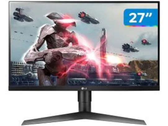 (Cliente Ouro) MONITOR LED 27’ LG FULL HD IPS 144HZ 1MS FREESYNC | R$1515