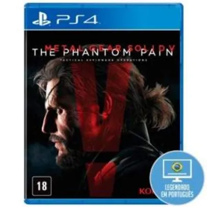 [RicardoEletro] Jogo Metal Gear Solid V: The Phantom Pain para Playstation 4 (PS4) - Konami por R$ 99