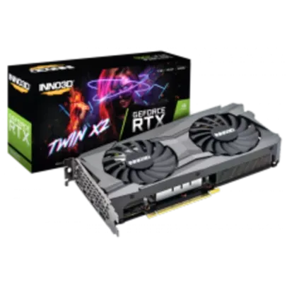 Placa de Vídeo INNO3D GeForce RTX 3060 TWIN X2, 12GB, GDDR6, DLSS, Ray Tracing, N30602-12D6-119032AH