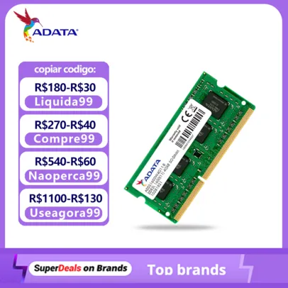 Memória RAM Notebook 16 GB  2666mhz Adata - 
