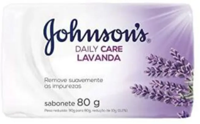 Sabonete Barra Lavanda, Johnson's, 80g