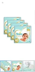 Kit Fraldas Pampers XG c/ 104 fraldas - R$90