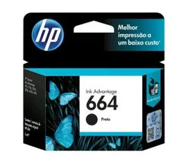 ]Cliente Ouro] Cartucho de tinta HP 664 - Preto | R$36