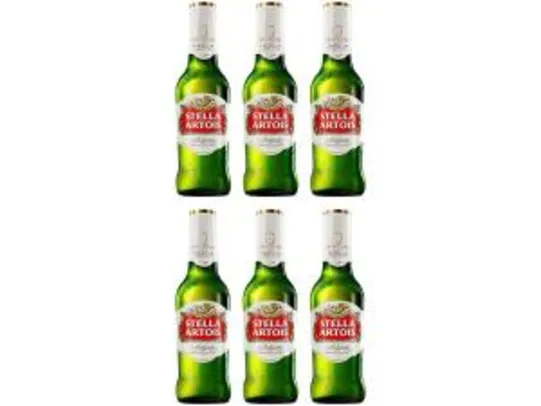 Cerveja Stella Artois Belgium Lager 24 unidades- 275ml - R$91