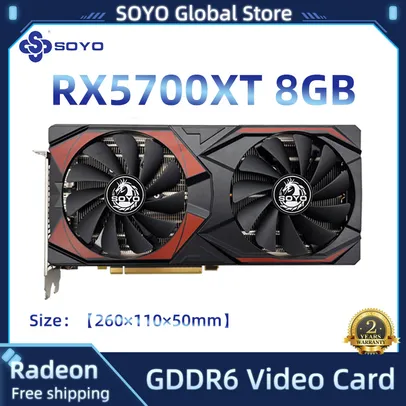 Placa de Vídeo RX 5700xt 8gb 