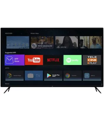 Smart TV LED 50" HQ HQSTV50NY Ultra HD 4K Netflix Youtube 3 HDMI 2 USB | R$1936
