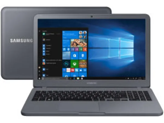 Notebook Samsung Expert X50 Intel Core i7 8GB 1TB - 15,6” Full HD Placa de Vídeo 2GB Windows 10 - R$2999