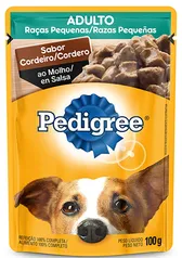 [Prime] 10Unid | Ração Úmida Pedigree Cordeiro Para Cães 100g | R$1,59