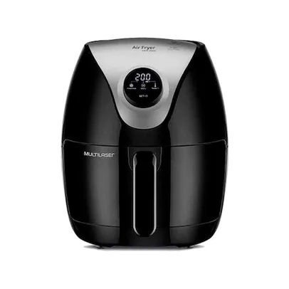 Fritadeira Elétrica Air Fryer Digital Sem Óleo 4L Seletor Giratório CE168 127V - Multilaser