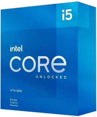 [Prime] Processador Intel Core i5-11600K 11ª Geração, Cache 12MB, 3.9 GHz (4.9GHz Turbo), LGA1200 | R$1900