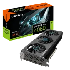 RTX 4060 EAGLE OC, 8GB, GDDR6, DLSS, Ray Tracing, GV-N4060EAGLE OC-8GD