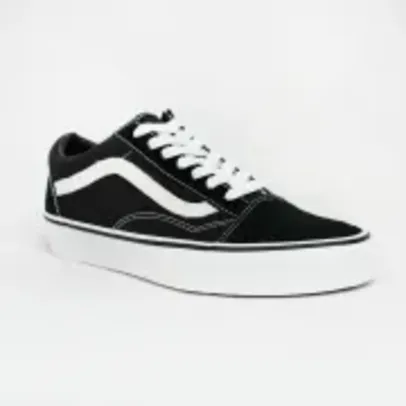 Tênis Vans Old Skool Black White - REPOSIÇÃO