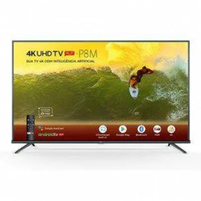 Smart TV LED 65" 4K TCL 65P8M com Android TV | R$2.936
