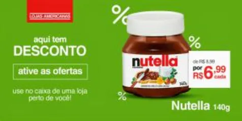 [APP + LOJA FÍSICA] Nutella 140g