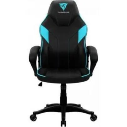 [50%  Ame R$ 340] Cadeira Gamer EC1 Black Cyan THUNDERX3 - R$680