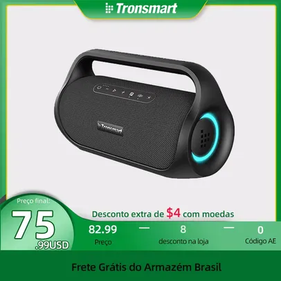 [Do Brasil/ Moedas R$ 366/Gpay ] Caixa de Som Bang Mini Tronsmart 50W