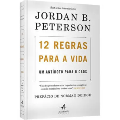Livro - 12 Regras para a Vida - JORDAN B. PETERSON | R$25